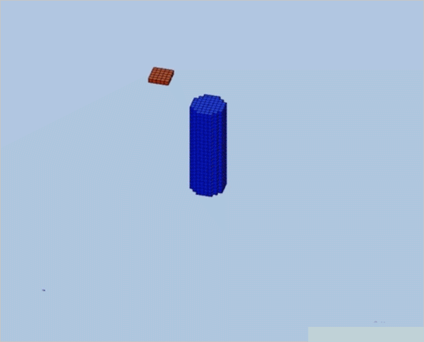 stopper drawn from a cup in gravity casting