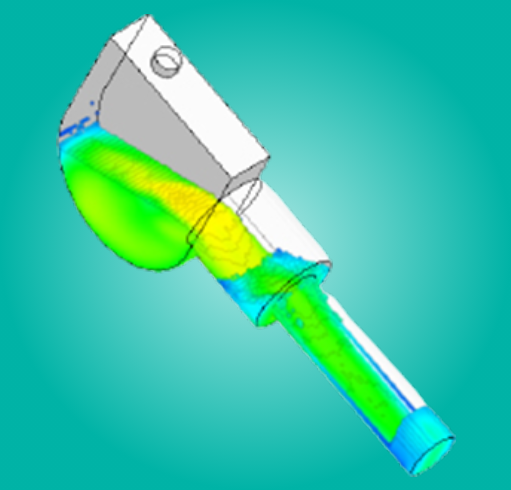 Tilt casting simulator